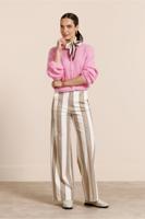 Studio Anneloes Lexie Pinstripe Trousers 13637 Broek 2217 Latte/ecru - thumbnail
