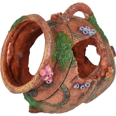 Aquarium decoratie Vasa kruik - 16 x 13 x 18 cm 16 x 13 x 18 cm Flamingo Bruin Aquarium decoratie Vasa kruik - 16 x 13 x 18 cm 16 x 13 x 18 cm Flamingo Bruin