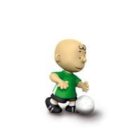 Schleich Snoopy peanuts charlie brown voetballer - thumbnail