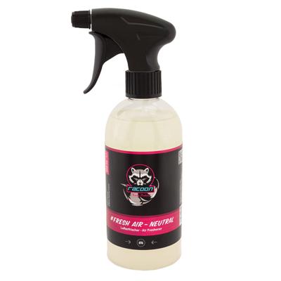 Racoon luchtverfrisser Fresh Air Neutraal 500 ml zwart/roze Racoon luchtverfrisser Fresh Air Neutraal 500 ml zwart/roze