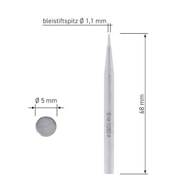 Ersa 0032BD Soldeerpunt Potloodvorm Grootte soldeerpunt 1.10 mm Inhoud: 1 stuk(s)