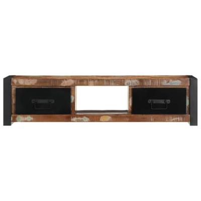 Tv-meubel 100x30x25 cm massief gerecycled hout