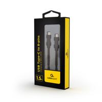 USB-C naar 8-pin laad- en datakabel 1.5 meter - thumbnail