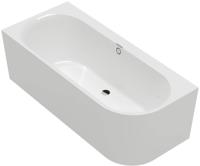 Villeroy & Boch Oberon 2.1 half vrijstaand bad 2-persoons links 180x80x60cm glans wit alpin quaryl - thumbnail