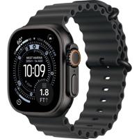 Apple Watch Ultra 3 GPS + Cellular - 49 mm - Zwarte titanium kast - Zwarte OceanBand-band - thumbnail