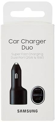 Samsung EP-L4020NBEGEU USB-oplader 25 W, 15 W 1x USB-C, 1x USB-A USB PD 3.0, QC 2.0, Adaptive Fast Charge Zwart Auto Snellader - thumbnail