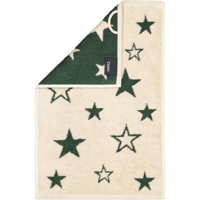 Cawö Cawo Christmas Edition 792 Stars Gastendoekje beige