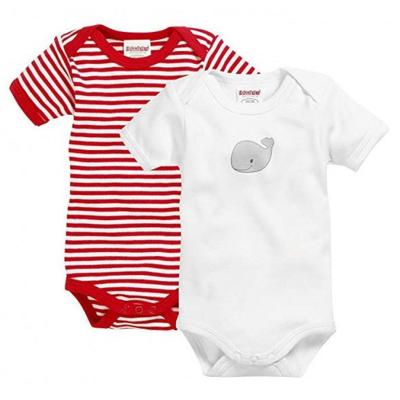 Playshoes romper Walvis korte mouw navy/