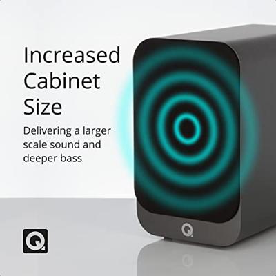 Q Acoustics: 3020i Boekenplank Speakers 2 Stuks - Graphite Grey Q Acoustics: 3020i Boekenplank Speakers 2 Stuks - Graphite Grey
