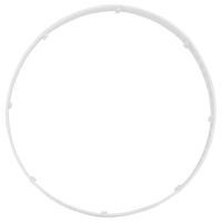 VidaXL Kerstboomrok ø65x23 cm kunststof wit - thumbnail