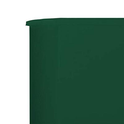 VidaXL Windscherm 3-panelen 400x80 cm stof groen