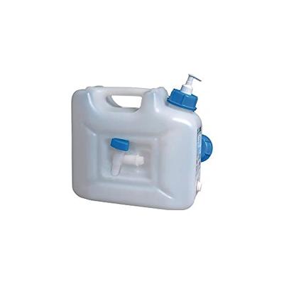 Hunersdorff Waterjerrycan | 12 l HDPE met aftapkraan + pompdispenser | H310x165xD350 mm | 1 stuk - 816510 816510a