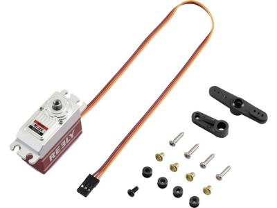 Reely Standaard servo R2623SG Digitale servo Materiaal (aandrijving): Metaal Stekkersysteem: JR Reely Standaard servo R2623SG Digitale servo Materiaal (aandrijving): Metaal Stekkersysteem: JR