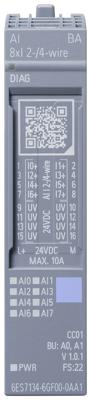 Siemens 6ES7134-6GF00-0AA1 6ES71346GF000AA1 PLC-ingangsmodule