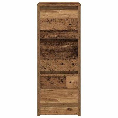 Dressoir 29,5x34x76 cm bewerkt hout oud houtkleurig