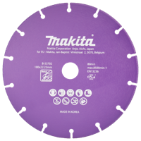 Makita Accessoires Doorslijpschijf 180x22,23x1,3mm - B-53702 B-53702 - thumbnail