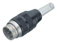 binder 09-0041-00-07 Ronde connector Stekker, recht Totaal aantal polen: 7 1 stuk(s) - thumbnail