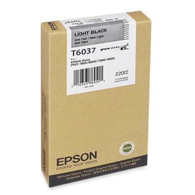 Epson inktpatroon licht zwart T 603 220 ml T 6037