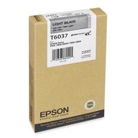 Epson inktpatroon licht zwart T 603 220 ml T 6037 - thumbnail
