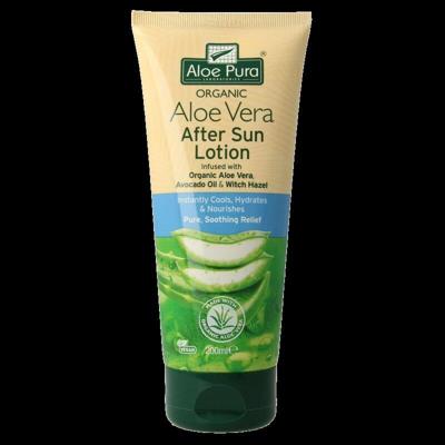 Optima Aloe pura aftersun lotion aloe vera 200 Milliliter
