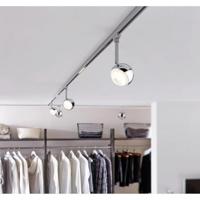 Paulmann Capsule II 230V-railsysteem lamp URail LED vast ingebouwd 6 W LED Chroom (mat), Chroom - thumbnail