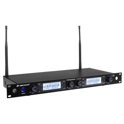 JB Systems HF-PRO QUAD Viervoudige draadloze microfoonontvanger