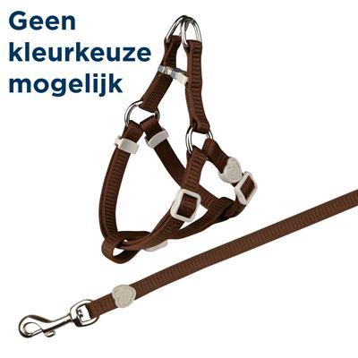 TRIXIE KATTENTUIG ONE TOUCH MET RIEM ASSORTI 26-37X1 CM 120 CM 4 ST