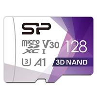 Silicon Power Micro SDHC card Superior Pro 3D-Nano 128GB met adapter - thumbnail