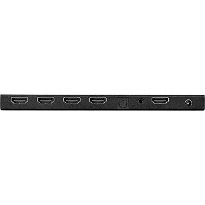 SpeaKa Professional 4 poorten HDMI-splitter Met ingebouwde converter 4096 x 2160 Pixel Zwart SpeaKa Professional 4 poorten HDMI-splitter Met ingebouwde converter 4096 x 2160 Pixel Zwart