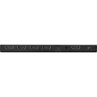 SpeaKa Professional 4 poorten HDMI-splitter Met ingebouwde converter 4096 x 2160 Pixel Zwart - thumbnail