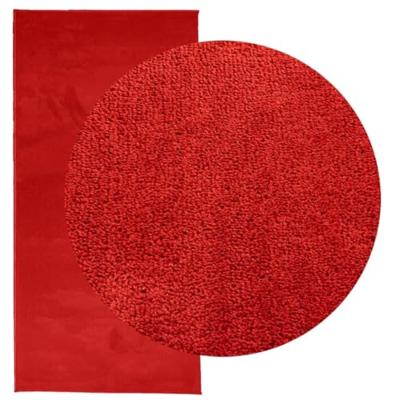 VidaXL Vloerkleed oviedo laagpolig 100x200 cm rood