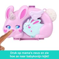 Polly Pocket - 2-in-1 Konijnenspeelset - Met 2 figuren en 12 accessoires - Polly Pocket - JFT88 - thumbnail