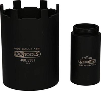 KS Tools 460.5380 Sleutelset met sleufmoeren met geleidebuis voor Mercedes, Ø 71,5 mm, 2-delig KS Tools 460.5380 Sleutelset met sleufmoeren met geleidebuis voor Mercedes, Ø 71,5 mm, 2-delig