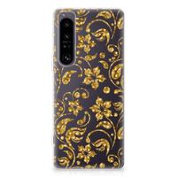 Sony Xperia 1 IV | TPU Case | Gouden Bloemen - thumbnail