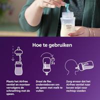 Avent Natural Response Airfree Zuigfles Duo 2x125ml - thumbnail