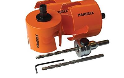 Gatzagen Ø60mm Ø68mm Ø80mm Mandrex Starter set Gatzaaghouder met TCT zesk.8,5 - thumbnail