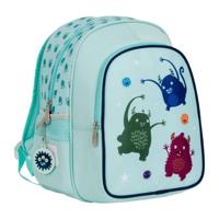 A Little Lovely Company rugzak Monsters jongens 13 liter polyester blauw - thumbnail