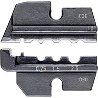 Knipex 97 49 10 Krimpinzetstuk Ongeïsoleerde knelkabelschoenen, Ongeïsoleerde knelverbinders, Ongeïsoleerde doorverbinders 0.75 tot 2.5 mm² Geschikt voor merk - thumbnail
