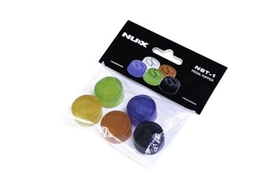 NUX NST-1 Pedal Topper set van 5 dopjes voor schakelaars effectpedaal - thumbnail