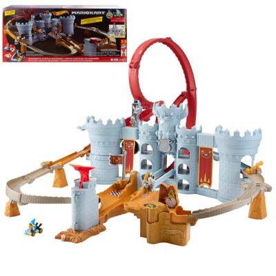 Hot Wheels - Mario Kart Bowser's Castle Set - Met Kamek Voertuig - Hot Wheels - JHD24