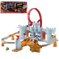 Hot Wheels - Mario Kart Bowser's Castle Set - Met Kamek Voertuig - Hot Wheels - JHD24 - thumbnail