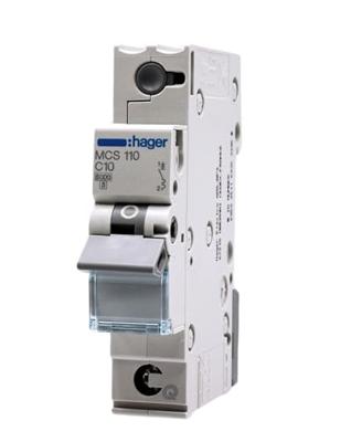 Hager MCS110 Zekeringautomaat 1-polig 10 A 400 V