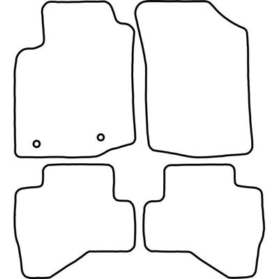 Automatten passend voor Citroen C1 2014- TMCI539