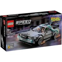 LEGO speed champions 77256 tijdmachine uit back to the future - thumbnail