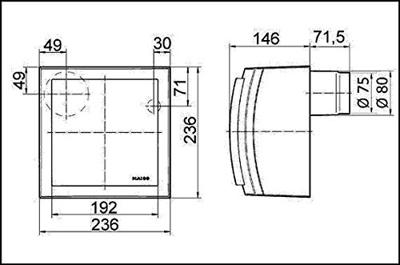 Maico Ventilatoren ER-APB 100 G Opbouwventilator