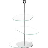 Leonardo Cucina Etagere CENA zilver asymmetrisch 3-delig - thumbnail