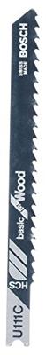 Bosch Accessoires Decoupeerzaagblad U 111 C Basic for Wood 3st - 2608630566 - thumbnail