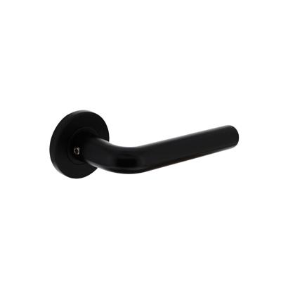 Intersteel Moderne deurklinkRecht aluminium zwart - 0023.010402