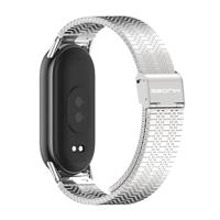Stalen RVS band - Zilver - Xiaomi Smart Band 8 / 9 / 10 - thumbnail