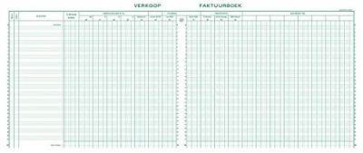 Exacompta register verkoop, ft 27 x 32 cm, Nederlandstalig